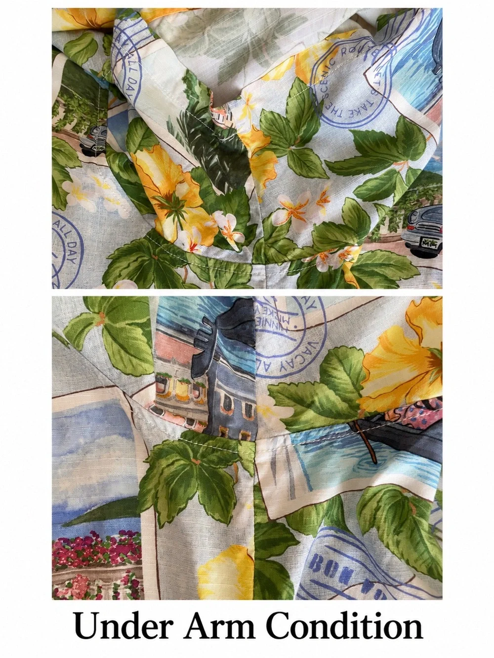 TOMMY BAHAMA Disney Hawaiian Shirt Postcard to Paradise Limited Edition XXXL
